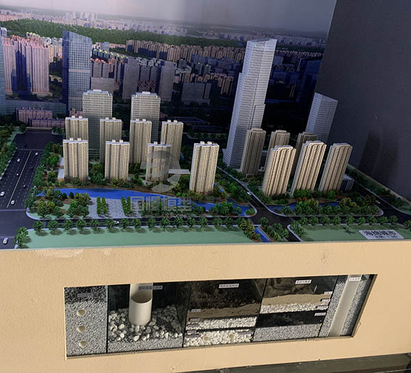 西华县建筑模型